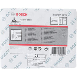 Clou à tête en d Bosch SN34DK 90RG 3,1 mm 90 mm rainuré galvanisé 2500 pièces