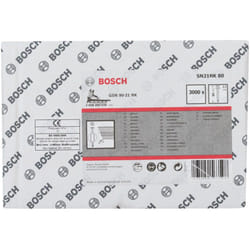 Clou à tête ronde SN21RK 80 3,1 mm, 80 mm, sans finition, lisse, lot de 3000