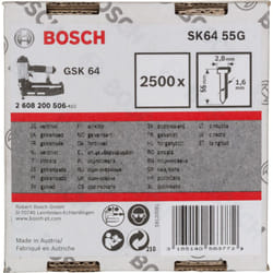 Bosch - Goupille à tête fraisée SK64 55G 1,6 mm, 55 mm, galvanisée - 2608200506