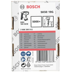 Tête fraisée sk50 19g 1,2 mm, 19 mm, 19 mm, galvanisé