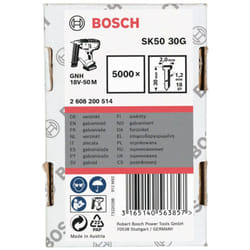 Goupille à tête conique SK50 30G, 1,2 mm, 30 mm, galvanisée, lot de 5000
