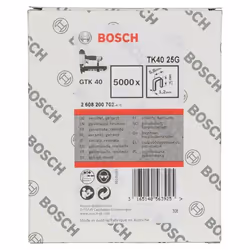 Bosch 2 608 200 702, Pack d'agrafes, 2,5 cm, Fixation, 50000 agrafes, Aluminium, Bois