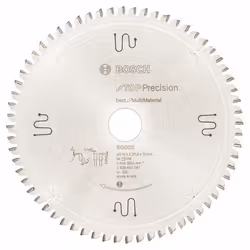 Lame de scie pour le métal Bosch; 216x2,3x30,0 mm; Z64; -5°