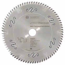 Lame de scie Bosch Best for Laminated Panel; 250x3,2x30,0 mm; Z80; 5°