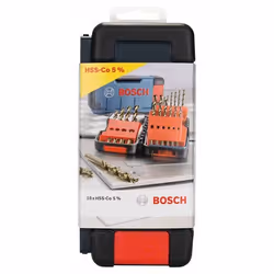Ensemble de forets Bosch 2607017047; HSS-CO; DIN 338; 18 unités