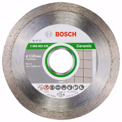 Disque à tronçonner diamanté Bosch PROFESSIONAL FOR CERAMIC; 110 mm