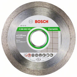 Disque à tronçonner diamanté Bosch PROFESSIONAL FOR CERAMIC; 110 mm