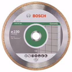 Disque à tronçonner diamanté Bosch PROFESSIONAL FOR CERAMIC; 230 mm