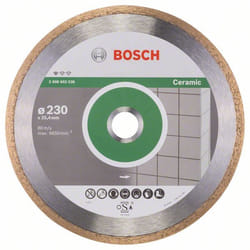 Disque à tronçonner diamanté Bosch PROFESSIONAL FOR CERAMIC; 230 mm