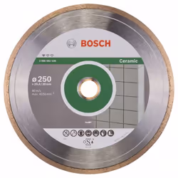 Disque à tronçonner diamanté Bosch PROFESSIONAL FOR CERAMIC; 250 mm