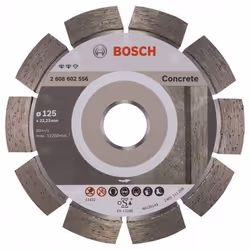 Bosch 2 608 602 556, Béton, 12,5 cm, 2,22 cm, 2,2 mm, 1 pièce(s)
