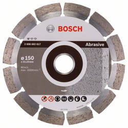 Disque à tronçonner diamanté Bosch PROFESSIONAL FOR ABRASIVE; 150 mm