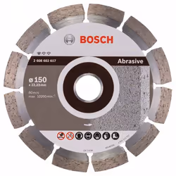 Disque à tronçonner diamanté Bosch PROFESSIONAL FOR ABRASIVE; 150 mm