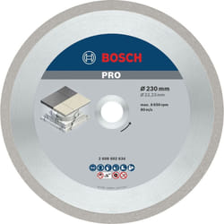 Bosch - Meilleur disque diamanté en céramique 230 x 2223 x 24 x 10 mm 2608602634