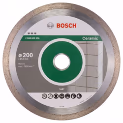 Disque à tronçonner diamanté Bosch PROFESSIONAL FOR CERAMIC; 200 mm