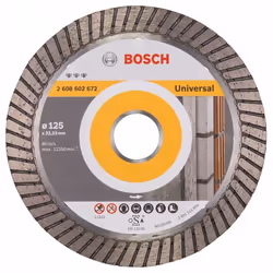 Disque à tronçonner diamanté Bosch BEST FOR UNIVERSAL TURBO; 125 mm