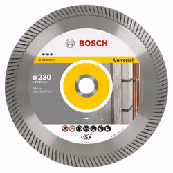 Bosch 2608602673, 15 cm, Universal Turbo, Acier inoxydable, 1,2 cm, 1 pièce(s)