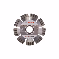Bosch Disques à tronçonner diamantés Best for Abrasive, Brique, Calcaire, Grès, 12,5 cm, 2,22 cm, 2,2 mm, 1 pièce(s)