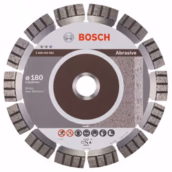 Disque à tronçonner diamanté Bosch BEST FOR ABRASIVE; 180 mm