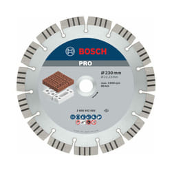 Disque à tronçonner diamanté Best for Abrasive 230 x 22,23 x 2,4 x 15 mm