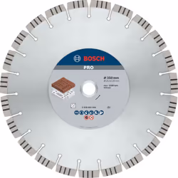 Disque à tronçonner diamanté Best for Abrasive pour des coupes rapides dans les matériaux abrasifs et plus tendres. Les évide ...