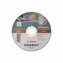 Bosch 2609256308. Type: Disque de coupe, Suitable for materials: Metal, Acier inoxydable, Alésage: 22.23 mm Caractéristiques  ...