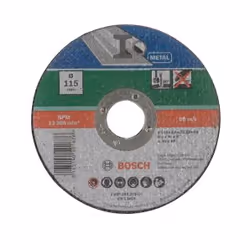 Bosch 2609256315, Disque de coupe, Fer, Bosch, 2,22 cm, 11,5 cm, 1 pièce(s)