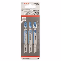 Bosch 2 608 636 698 Lame de scie sauteuse, à chantourner et sabre Lames de scie sauteuse Bimétal 3 pièce(s)