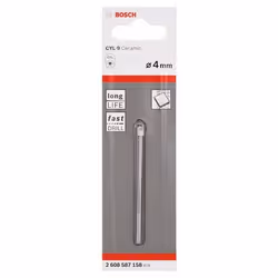 Bosch CYL-9, Perceuse, 4 mm, 70 mm, Carrelage mural en céramique doux, Carrelage doux, Carrelage mural doux, Verre non durci, ...