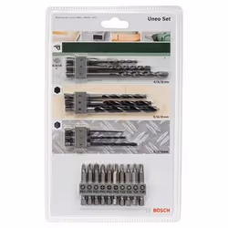 Bosch 2609256989, Perceuse, Béton, Métal, Bois, Acier inoxydable, Ampoule, 19 pièce(s)