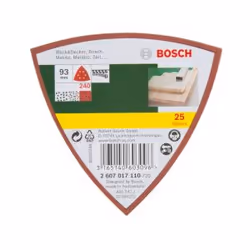 Bosch 2607017110 25 pièce(s) pâte sablée