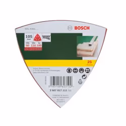 Bosch 2607017111 25 pièce(s) pâte sablée