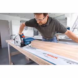 Bosch GKT 55 GCE Professional 16,5 cm Aluminium, Noir, Bleu, Rouge 6250 tr/min