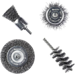 Bosch - Accessories 4pcs Jeu de brosses métalliques, 4 pièces Set de brosses métalliques 2609256553 1 set