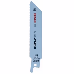Bosch S 522 EF, Lames de scie sabre, Plaque métallique (fine), Bimétal, 1,4 mm, 4 mm, 1 pièce(s)