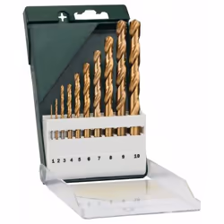 Bosch HSS-TiN, Perceuse, Mèche de perçage au diamant, Métal, 135°, Acier rapide revêtu de titane (HSS-TiN), Tige cylindrique