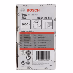 Ongle Bosch 2608200530; 1,35x44 mm; 2000 unités - Vue supplémentaire 6