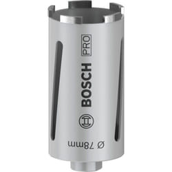 Bosch - Couronne de forage à sec diamantée g 1/2' 78 mm, 150 mm, 5 segments, 7 mm