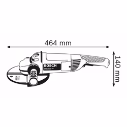 Bosch GWS 24-230 JH meuleuse d'angle 18 cm 6500 tr/min 2400 W 5,2 kg