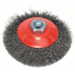Bosch 2 608 622 101 Roue de fil et brosse en fil d'acier Roue à rayons 11,5 cm