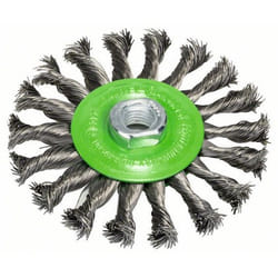 Bosch 2 608 622 106 Roue de fil et brosse en fil d'acier Roue à rayons 11,5 cm