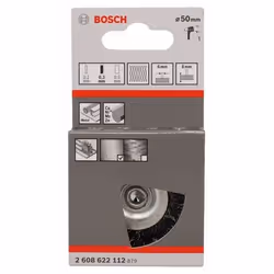 Bosch 2 608 622 112 Roue de fil et brosse en fil d'acier Roue à rayons 5 cm