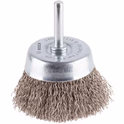 Finition fine sur acier Brosse boisseau pour une bonne finition de surface fine Fil ondulé pour les travaux de nettoyage lége ...