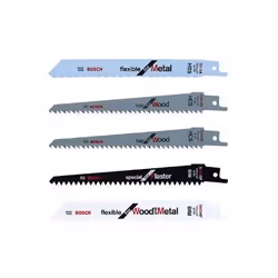 Bosch F016800307, Lames de scie sabre, Métal, Plaque de plâtre, Bois, 5 pièce(s)