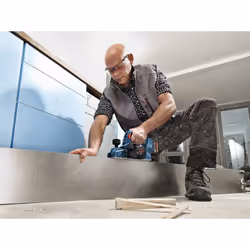Bosch GHO 18 V-LI Professional Noir, Bleu 14000 tr/min