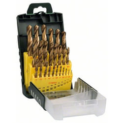 Jeu de forets Bosch HSS-TiN; 1-13 mm; 25 unités