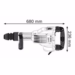 Bosch GSH 11 VC Professional 1700 W