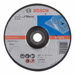 Disque abrasif Bosch Standard for Metal 2608603161; 180x22,23 mm