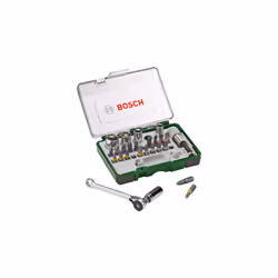 Bosch 2 607 017 160, 27 pièce(s), Cruciforme, Torx, PH 1, PH 2, PH 3, 4,5,6 mm, T10, T15, T20, T25, T30, 3,4,5,6 mm