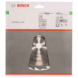 Lame de scie Bosch SPEEDLINE WOOD; 165x1,7x20,0 mm; Z12; 15°